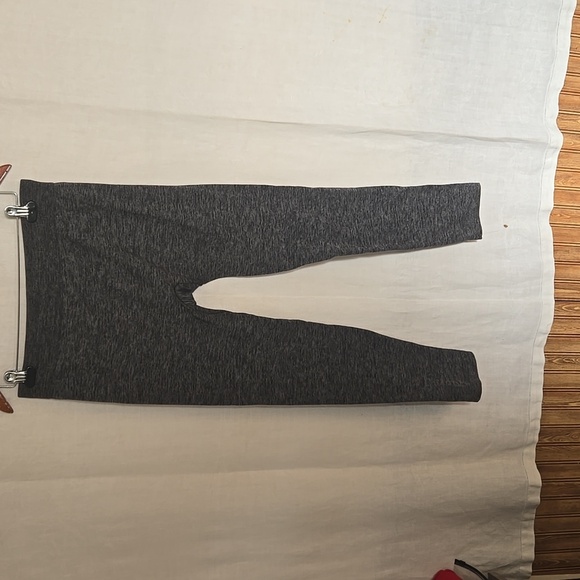 Time and Tru Heather Grey Fleece Lined Leggings Size Extra Large - Picture 2 of 3